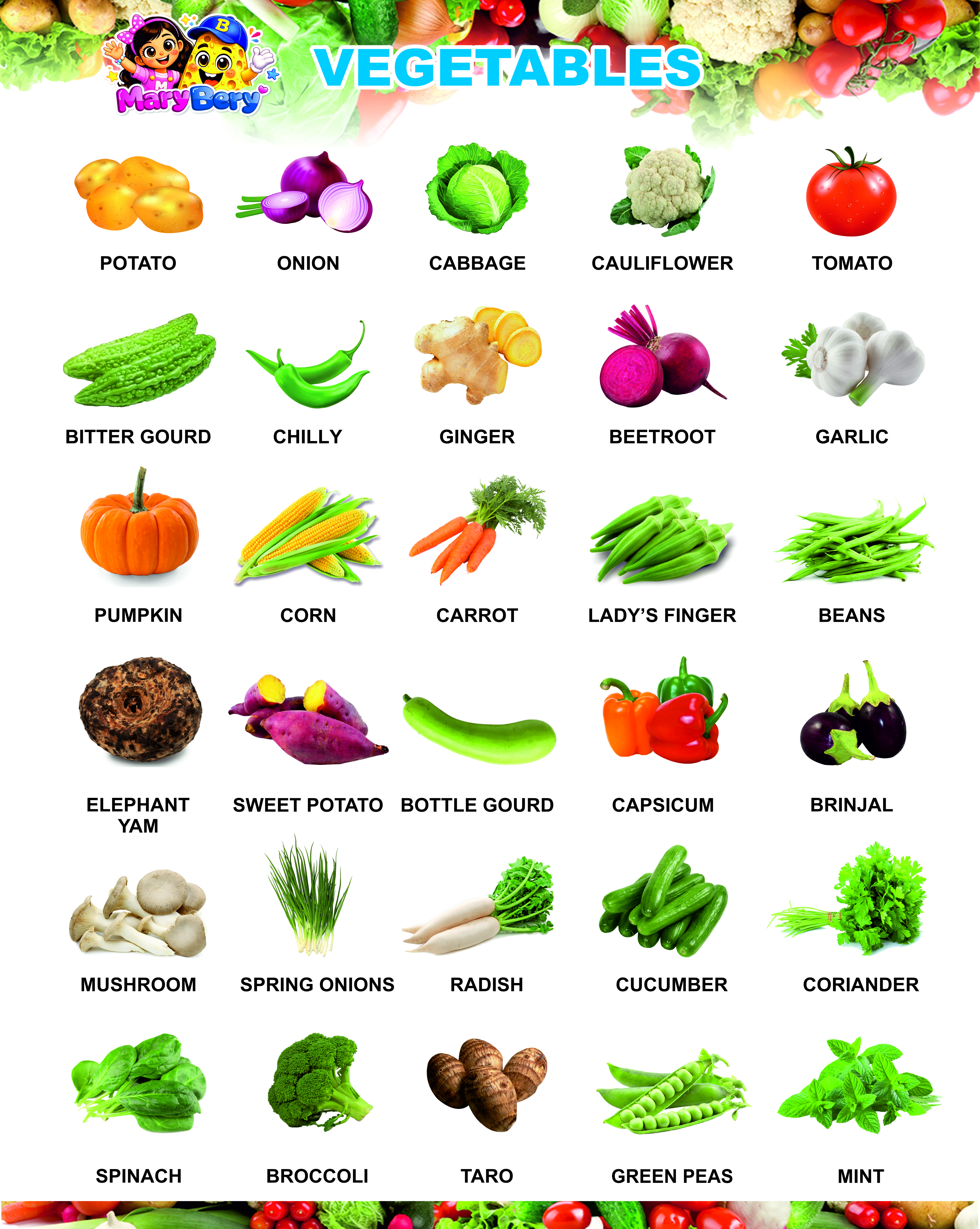 Vegetables Poster